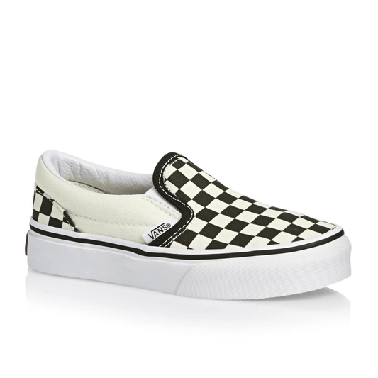 Vans Classic Slip Black White Checkerboard