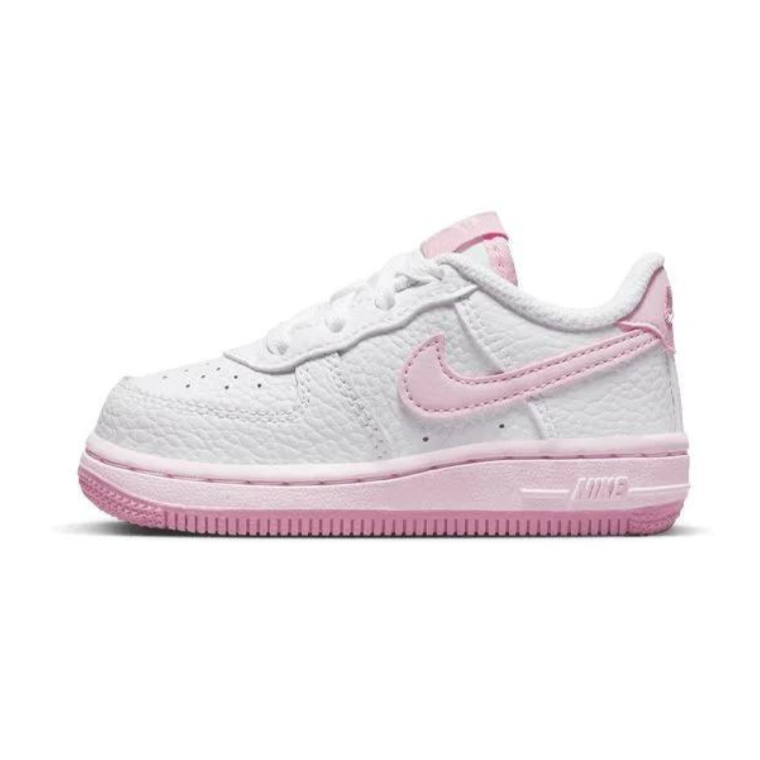 Infants Nike Air Force 1 - White Medium Soft Pink