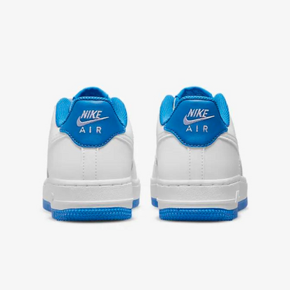 Kids Nike Air Force 1 - White Medium Blue